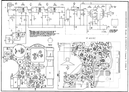 H-926P8GPA Ch= V-2584-2; Westinghouse El. & (ID = 209850) Radio