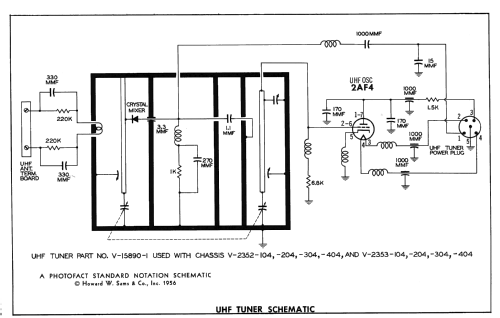 H-934TU21 Ch= V-2352-304; Westinghouse El. & (ID = 2165206) Televisión