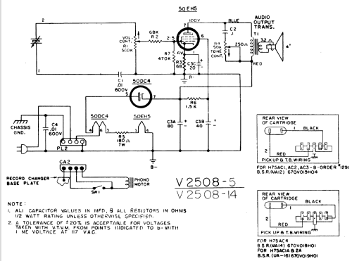 H-96AC1B Ch= V-2508-14; Westinghouse El. & (ID = 1204402) Sonido-V