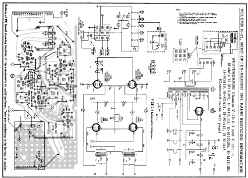 H-M1411 Ch= V-2511-5 + V-2510-7; Westinghouse El. & (ID = 167024) Radio