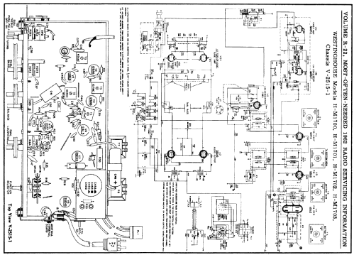 H-M1700 Ch= V-2515-1; Westinghouse El. & (ID = 167020) Radio