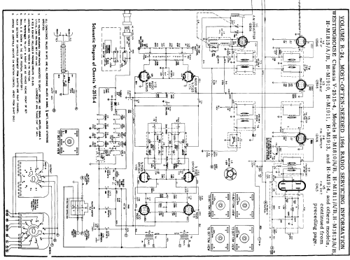 H-M1760 Ch= V-2515-8; Westinghouse El. & (ID = 183921) Radio