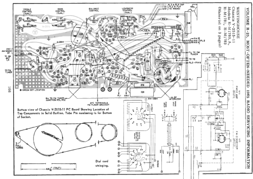 H-M1780 Ch= V-2515-11; Westinghouse El. & (ID = 194790) Radio