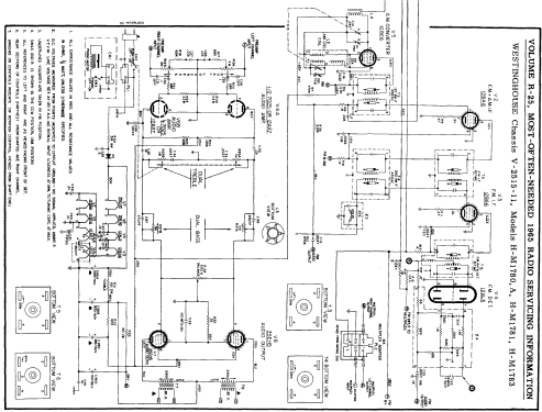 H-M1781 Ch= V-2515-11; Westinghouse El. & (ID = 194797) Radio