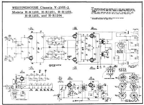 H-R1202 Ch= V-2509-2; Westinghouse El. & (ID = 186281) Radio