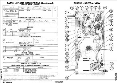 HF100BN Ch= V-2500-1; Westinghouse El. & (ID = 819168) R-Player