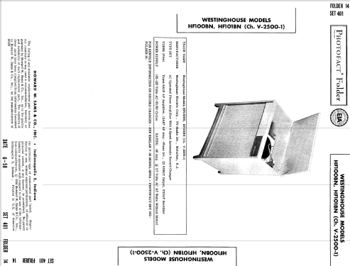 HF100BN Ch= V-2500-1; Westinghouse El. & (ID = 819169) R-Player