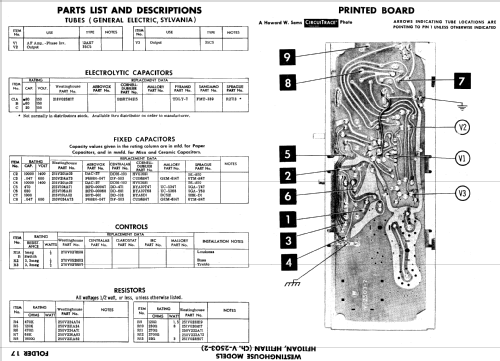 HF110AN Ch= V-2503-2; Westinghouse El. & (ID = 643475) R-Player