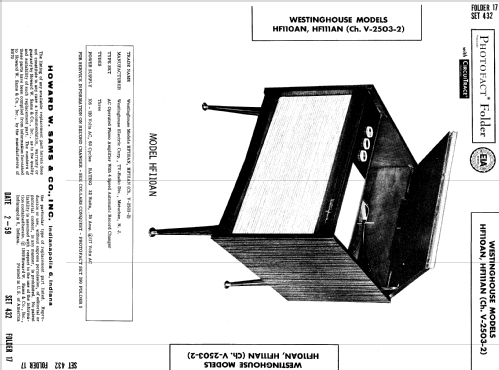 HF110AN Ch= V-2503-2; Westinghouse El. & (ID = 643478) R-Player