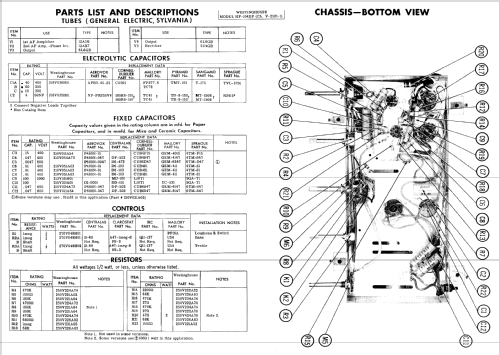 HF-104DP Ch= V-2501-1; Westinghouse El. & (ID = 776746) R-Player