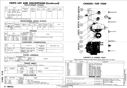 HF-106DP Ch= V-2501-1; Westinghouse El. & (ID = 776738) Ton-Bild