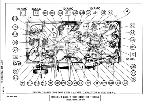 HR-121DP Ch= V-2502-3 + V-2501-2; Westinghouse El. & (ID = 774611) Radio