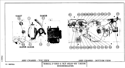 HR-121DP Ch= V-2502-3 + V-2501-2; Westinghouse El. & (ID = 774612) Radio