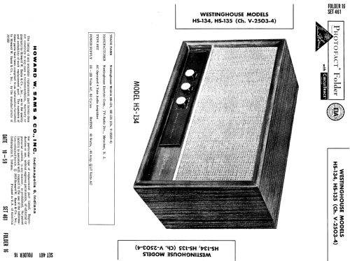 HS-134 Ch= V-2503-4; Westinghouse El. & (ID = 613227) Ampl/Mixer