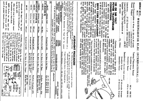 M111; Westinghouse El. & (ID = 584362) Radio