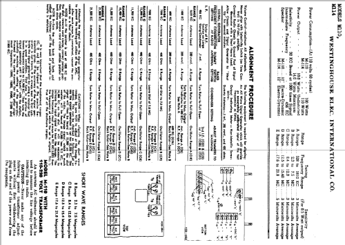 M114; Westinghouse El. & (ID = 584618) Radio