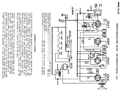 M115; Westinghouse El. & (ID = 589200) Radio