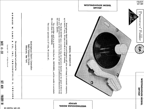 RP190F ; Westinghouse El. & (ID = 637779) R-Player