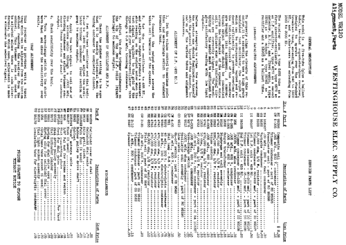 WR 120 ; Westinghouse El. & (ID = 577205) Radio