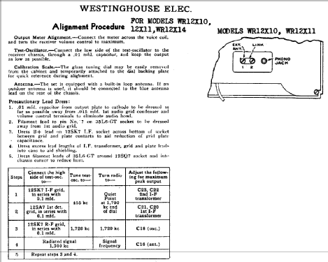 WR12X10; Westinghouse El. & (ID = 584295) Radio