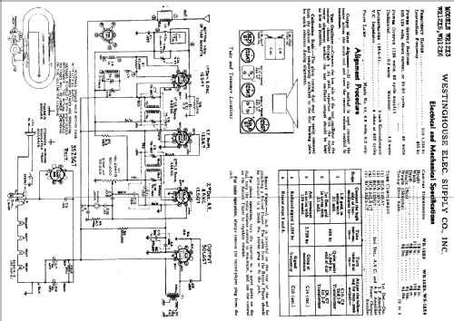 WR-12X3; Westinghouse El. & (ID = 582988) Radio