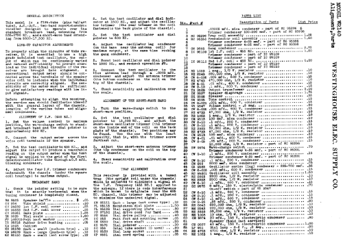 WR140; Westinghouse El. & (ID = 578170) Radio