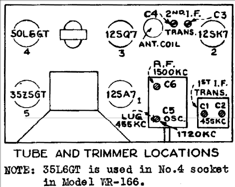 WR166LB; Westinghouse El. & (ID = 579803) Radio