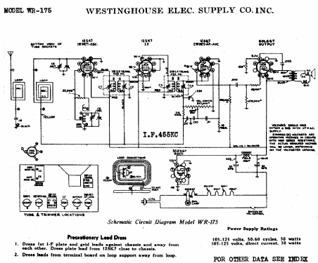 WR-175 ; Westinghouse El. & (ID = 581653) Radio