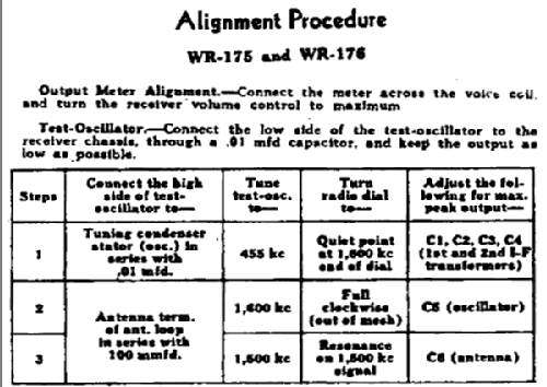 WR176; Westinghouse El. & (ID = 584239) Radio