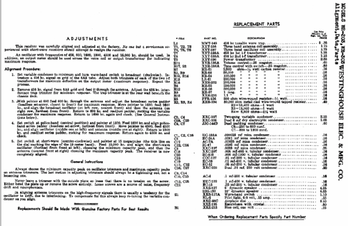 WR-203 ; Westinghouse El. & (ID = 573568) Radio