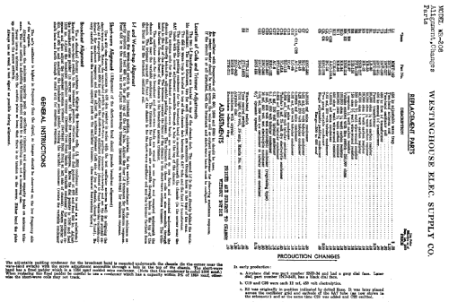 WR-208 ; Westinghouse El. & (ID = 575180) Radio