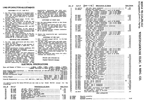 WR-316 ; Westinghouse El. & (ID = 574845) Radio