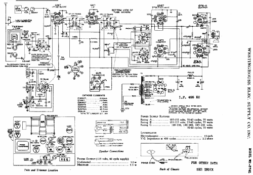 WR374L; Westinghouse El. & (ID = 580673) Radio