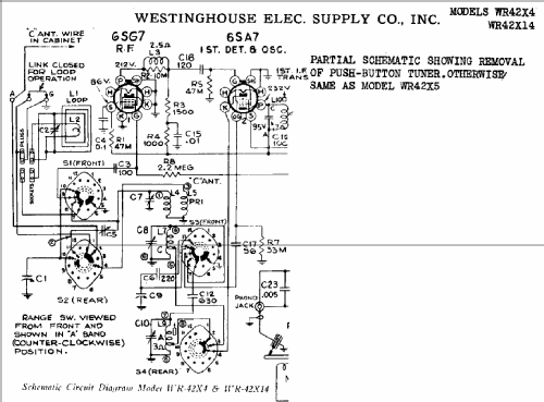 WR42X14; Westinghouse El. & (ID = 585267) Radio