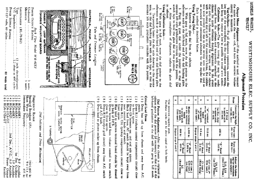 WR42X3; Westinghouse El. & (ID = 584324) Radio