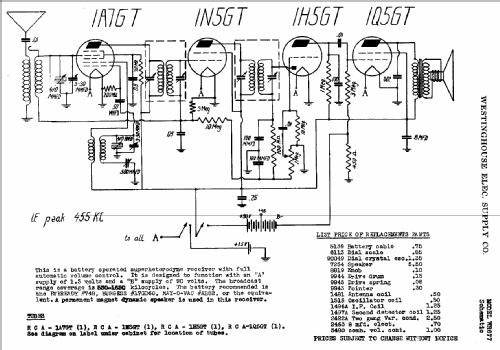 WR677; Westinghouse El. & (ID = 582467) Radio