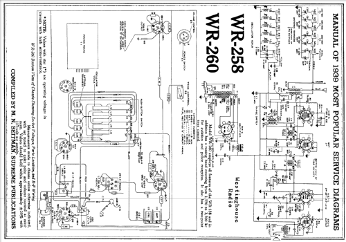 WR-258; Westinghouse El. & (ID = 209623) Radio