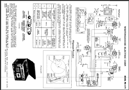 WR-478 ; Westinghouse El. & (ID = 415601) Radio