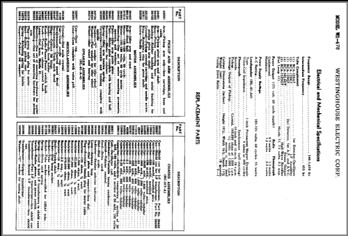 WR-478 ; Westinghouse El. & (ID = 415602) Radio