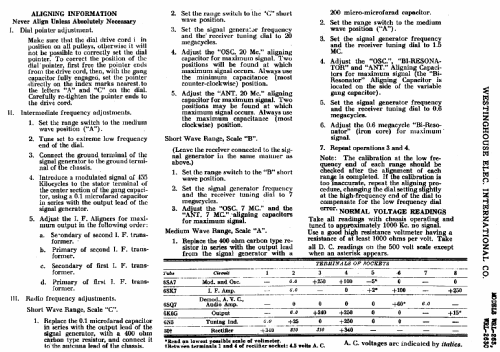 WRL263C; Westinghouse El. & (ID = 590567) Radio