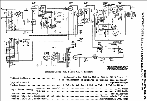 WRL371; Westinghouse El. & (ID = 591274) Radio