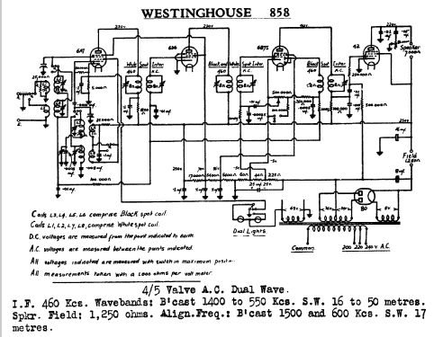 858; Westinghouse brand, (ID = 760242) Radio