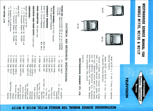 W172C; Westinghouse brand, (ID = 2192151) Television