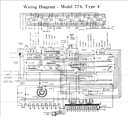 Analyzer - Tube Checker 774-4; Weston Electrical (ID = 413645) Equipment