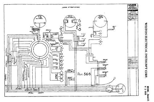 Jewell WD566; Weston Electrical (ID = 793186) Equipment