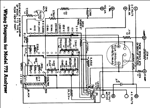 Super Sensitive Analyzer 772; Weston Electrical (ID = 2066783) Equipment