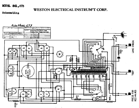 Tube checker 661; Weston Electrical (ID = 793058) Equipment