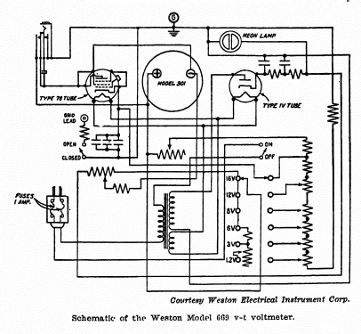 Vacuum Tube Voltmeter 669; Weston Electrical (ID = 3080064) Equipment