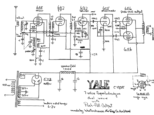 Yale 8V; Westonhouse Radio (ID = 3073068) Radio