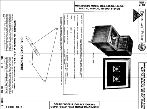 Murasonde SA8200 ; Whitley Electronics, (ID = 637016) Radio